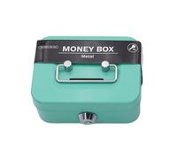 de Bloqueo pequeña, de Seguridad de Seguridad de Mini de Efectivo de Metal Banco de Dinero, Robusto portátil del Banco de Monedas del Metal para la colección de Monedas de Las Ventas diarias