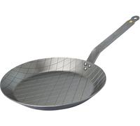de Buyer 5616.28, Redonda, Sartén para parrilla, Acero inoxidable, 28 cm, 1,63 kg
