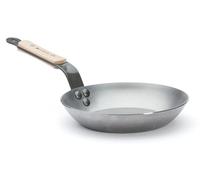 de Buyer 5710.20, sartén redonda, de uso general, acero satinado, 0,8 litros, fabricada en Francia, 20 cm de diámetro
