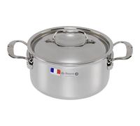 De Buyer Affinity Olla para salsas de acero inoxidable con tapa, 20 cm
