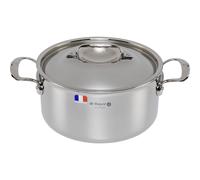 De Buyer Affinity Olla para salsas de acero inoxidable con tapa, 24 cm