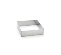 De Buyer, ARO CUADRADO, INOX 16 CM, ALT 4.5 CM,16 x 16 cm-3906.16