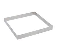 De Buyer, ARO CUADRADO PERFORADO L 20CM, ALT 2,20 x 20 cm-3099.22