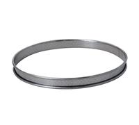De Buyer, Aro tarta perforado con borde alt. 2 cm,Diámetro 22 cm-3093.22