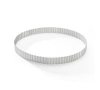 De Buyer, ARO TARTA PERFORADO ONDULADO 32CM X32CM 3CM ALTO--3030.32