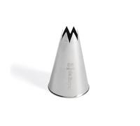 De Buyer, BOQUILLA INOX, DENTADA, E6, Ø1,3CM,E6, 6 dientes-2112.19N