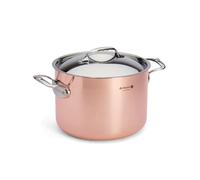 De Buyer Prima Matera Olla de Cobre y Acero Inoxidable 24cm con Tapa