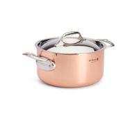 De Buyer, CACEROLA CON MONTURAS INOX CON TAPADERA Ø 20 CM,6442.20