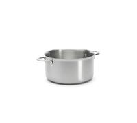 De Buyer Olla sin tapa Alchimy – Acero inoxidable y aluminio, apta para inducción – Ø24 cm