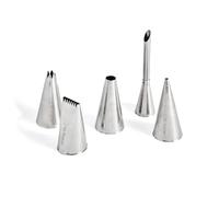 De Buyer, CAJA DE 5 BOQUILLAS INOX-20,49 x 11,49 x 2,99 cm-2114.05