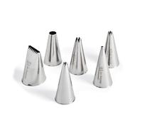 De Buyer, CAJA DE 6 BOQUILLAS INOX SURTIDAS-2114.00N