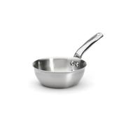 De Buyer, CAZO BAJO CONICO CON MANGO ALCHIMY ø16CM--3603.16 | Fabricado en Francia, Maestría de la cocina, acero inoxidable 18/10, todos los fuegos + horno, acabado pulido cepillado