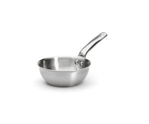 De Buyer, CAZO BAJO CONICO CON MANGO ALCHIMY ø16CM--3603.16 | Fabricado en Francia, Maestría de la cocina, acero inoxidable 18/10, todos los fuegos + horno, acabado pulido cepillado
