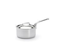 De Buyer, CAZO CON MANGO Y TAPA AFFINITY Ø 18 cm-3746.18 | Fabricado en Francia, montaje rápido en temperatura, acero inoxidable 18/10, todo tipo de luces + horno