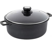 De Buyer Choc Extreme, olla para asar con tapa de vidrio, 24 cm, apta para inducción