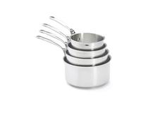 De Buyer, CONJUNTO DE 4 CAZOS MILADY INOX MILADY Ø14-16-18-20CM,3410.04