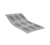 De Buyer, ELASTOMOULE- PORCIONES MAGDALENA PLACA DE 30X20 CM PARA 9 PASTELES DE 8X4,5 CM--1832.01D