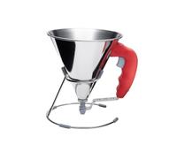 De Buyer, EMBUDO DOSIFICADOR KWIK DE ACERO INOXIDABLE CON SOPORTE 0,8 L., ROJO,-3353.40
