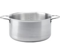 De Buyer Kochtopf - Olla de acero inoxidable Alchimy - De 3 capas, 1.3L, apta para inducción, fabricada en Francia
