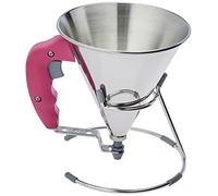 De Buyer, KWIK MINI-EMBUDO DOSIFICADOR CON PISTON INOX 0.8 LCON SOPORTE,ROSA FUCSIA-17.4 x 15.8 x 15.8 cm-3353.60