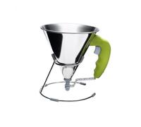 De Buyer, KWIK VERDE MINI-EMBUDO DOSIFICADOR CON PISTON INOX 0,8 L, CON SOPORTE--3353.20