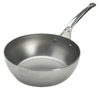 DE BUYER Mineral B, sartén/cazuela para saltear y estofar, altura: 77 mm, diámetro: 240 mm