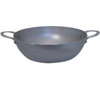 De Buyer Mineral B, sartén redonda profunda de estilo rústico, 24 cm