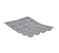 De Buyer, MOLDE SILICONA ELASTOMOULE-MINI-MEDIA ESFERA-30X20CM-20 PASTELES-Ø3CM--1850.21