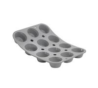 De Buyer, MOLDE SILICONA ELASTOMOULE POMPONNETTES /12 MÚFINS Ø 4,6--1862.21