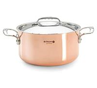 De Buyer Prima Matera, olla para asar, cobre/acero inoxidable, 20 cm, apta para inducción