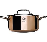 De Buyer Prima Matera, olla para asar, cobre/acero inoxidable, 28 cm, apta para inducción