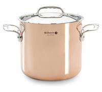 De Buyer Prima Matera, olla para asar de cobre/acero inoxidable, extra alta, 20 cm