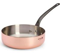 De Buyer Prima Matera: Sartén de cobre, con mango de hierro, diámetro de 24 cm, composición: 90% cobre, 10% acero inoxidable. Calidad profesional, apta para todo tipo de cocinas
