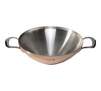 De Buyer Prima Matera Wok de cobre y acero con tapa de vidrio