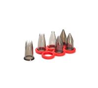 De Buyer, STARTER SET : 6 BOQUILLAS TRITAN CON SOPORTE--4150.07