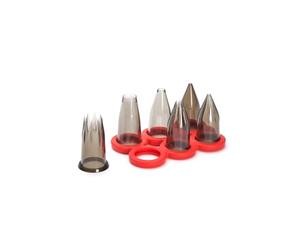 De Buyer, STARTER SET : 6 BOQUILLAS TRITAN CON SOPORTE--4150.07