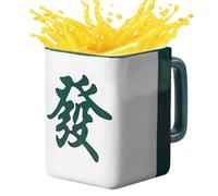 De café de cerámica - Novedad vasos de agua Mahjong de 400 ml, diseño único de la bebida Mahjong creativa | para bebidas calientes | Para mujeres, hombres, familia, ,