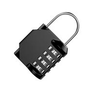 de candado con código, candado combinado | Cerradura combinada para puerta exterior | Cerraduras de equipaje reajustables de 4 dígitos, pequeña cerradura de combinación de alta seguridad para el casil