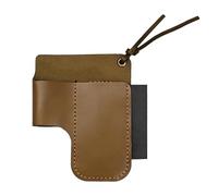 de cinturón de cuero retro, porta herramientas, estuche de cintura de 4,72 x 5,12 pulgadas con diseño de acceso, organizador de trabajo resistente, accesorio de cuero con estilo clásico, b