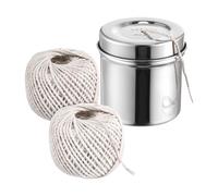 de cocina de algodón, 2 rollos con dispensador de metal, 8 x 8 cm, de carne apto para alimentos, carne de , aves, pan, tamales, asados, barbacoas, camping, cocina, accesorios de cocina
