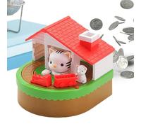 de dinero para niños, ahorro de dinero, tarro con efecto de sonido, bonito contenedor de gato para educación de niñas, mesita de noche, escritorio, estantería