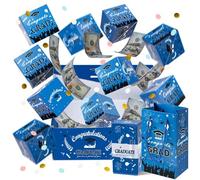 de explosión Clase de 2026 - para guardar dinero emergente, de regalo emergente | Tarjeta de confeti elástica DIY para graduación, ramo de dulces de regalo en efectivo