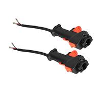 de Gatillo del Acelerador, de Recortadora, Interruptor de Manija de Hilo, Cable del Acelerador con Plástico, 2 Piezas para Máquina Recortadora FS75 FS80 FS85