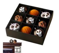 de Halloween para el Árbol 9 Piezas De Bolas Colgantes Góticas Y