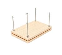 de Libros de Páginas de Herramienta de Encuadernación de Madera con Estructura Compacta para Fijar y Alinear Cuadernillos Adecuada para Restauración, 29.5 X 19.5 X 3 Cm, style to 1
