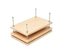 de Libros de Páginas de Herramienta de Encuadernación de Madera con Estructura Compacta para Fijar y Alinear Cuadernillos Adecuada para Restauración, 29.5 X 19.5 X 3 Cm, style to 2