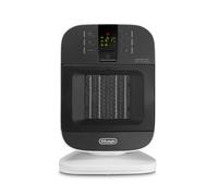 De'Longhi Calefactor vertical HFX60V20, cerámica, silencioso, temporizador 24 h, negro