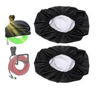 de manguera para exteriores, 2 piezas, impermeables | Cubiertas de manguera de agua para exteriores, para lluvia, sol, nieve, cables de extensión para garaje