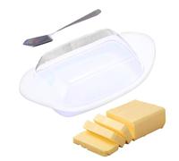 De Mantequilla Con Tapa - Forma De Con Cortador, Plato De Mantequilla Para - Para Granja Comedor Restaurante Desayuno Reunión Familiar Regalo