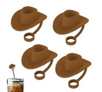de paja de vaquera de silicona para sombrero de , cubierta de pajita